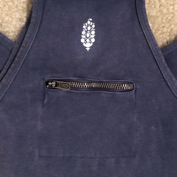 Free People Hot Shot Mini Dress With Pockets In Blue Indigo. NWOT! Sz XS,S,M,XL - Picture 5 of 12